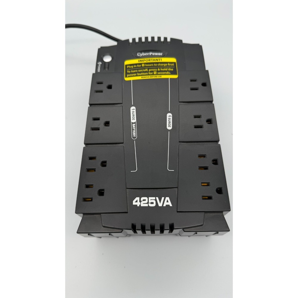 CyberPower CP425SLG 425VA UPS Battery Backup Surge Protector 8 Outlet No Battery